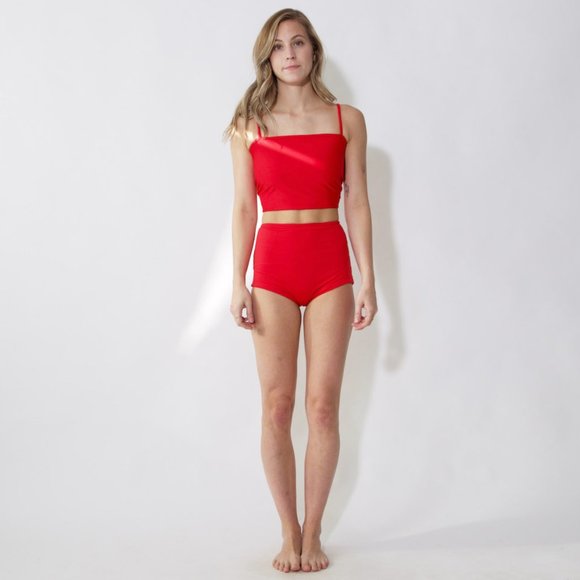Hackwith Design House High-Waisted Bikini Bottoms - Picture 1 of 5